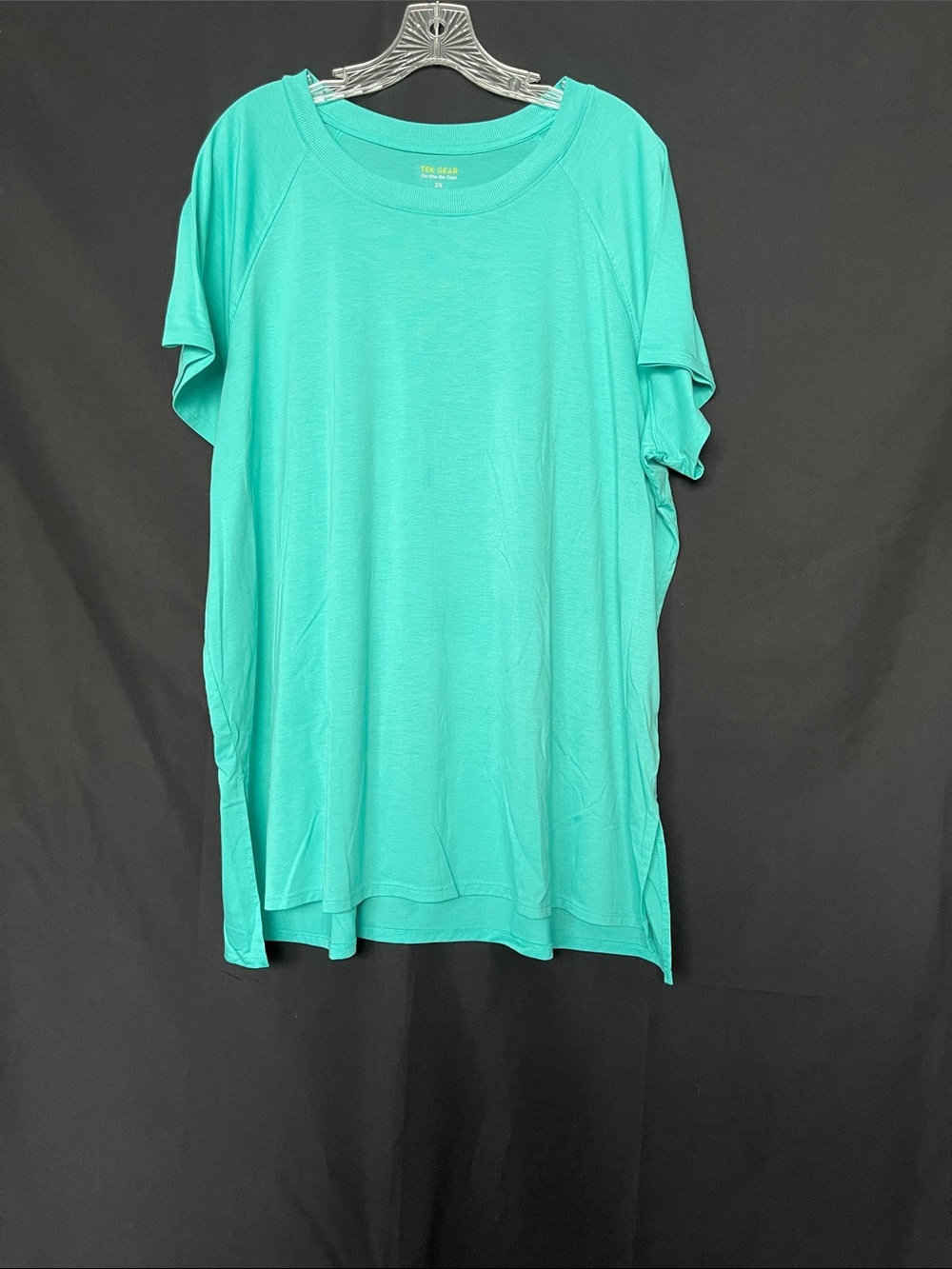 tek gear Short Sleeve Crew Neck Tee in Teal Green